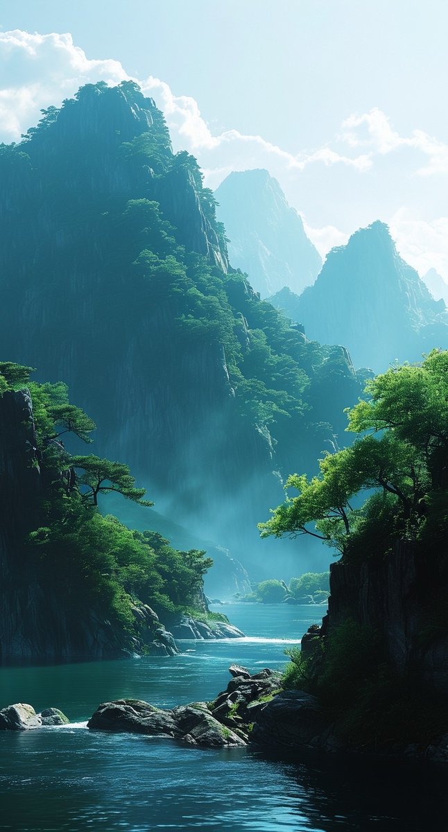 raisa_uxe348's tweet photo. [Lu Lang Tan's arrival marks a serene scene by the waterside.], https://t.co/uGClRmd5p4