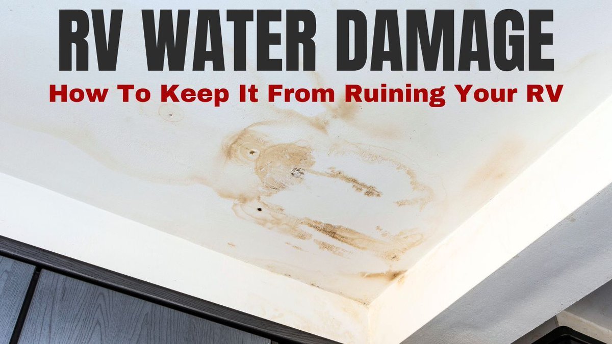 TheRVinspector's tweet photo. Water intrusion is the biggest enemy of any RV. And it is responsible for shortening the life of an RV more than almost any other cause.

So how can you prevent water leaks? And if a water leak happens anyway, how can you catch it early and minimize the damage it causes? This video shows you how - https://t.co/hsexhUThDj 
#rvtips #rvhacks