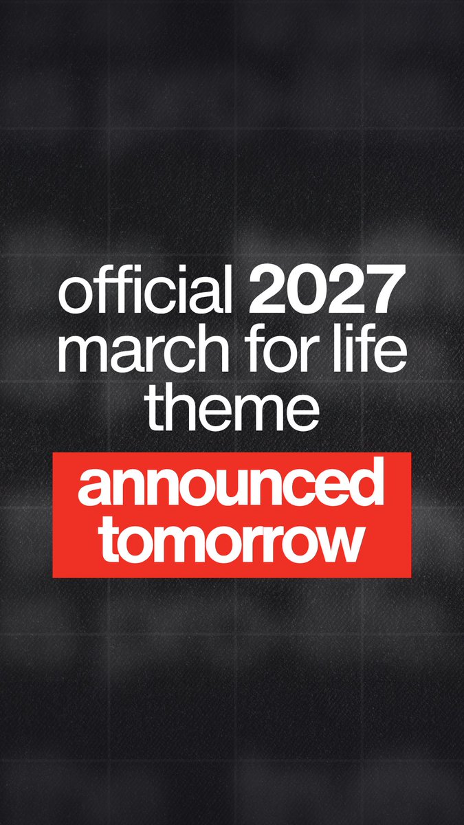 March_for_Life's tweet photo. 👀 stay tuned https://t.co/rNSJn7trCg