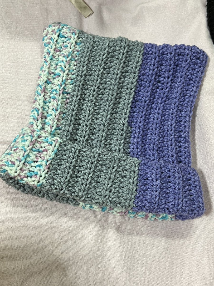 ooossst's tweet photo. OOOSSST HANDMADE Crochet: Kitty Beanie
Color: Mixed of Gray, Pink, White, Purple
Materials: Acrylic Yarn
Size: Approx
21 inches / 54 cm around your head
Length: 7-10 inches / 18-26 cm

PHP 365.00

#ooossst #handmade #Beanie #craft #fashion #cute #crochet #Acrylic #smallbusiness https://t.co/ybd8GOLjZc