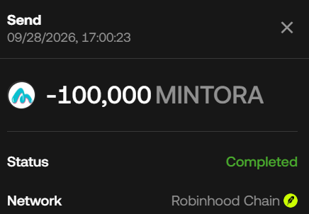 Mintorafun's tweet photo. actively sending $Mintora to MTBIKERS minters and holders

mint is live at https://t.co/C1UFD0EThb

holders will also get airdrop from @MTBIKERSonRobin https://t.co/KQ7MempS7z