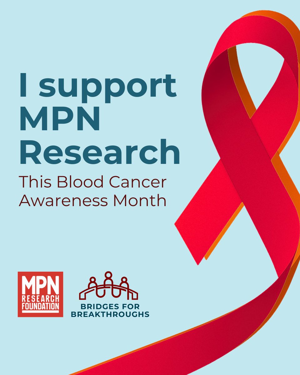 MPN_RF's tweet photo. Blood Cancer Awareness Month ends in 48 hours, but the need for MPN research continues.

More than 300,000 people in the U.S. live with myeloproliferative neoplasms (#MPNs), yet these rare blood cancers remain underrecognized.

Support MPN research: https://t.co/k1Wj9cmi2f https://t.co/aj5iZ7a4R5
