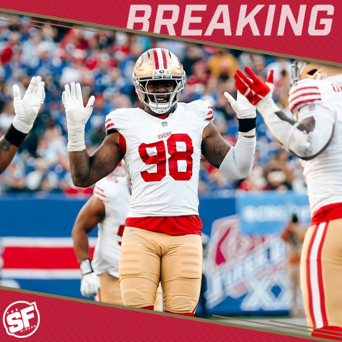 TheSFNiners's tweet photo. #49ers DE Mykel Williams will return to practice this week 👏 https://t.co/mNWJM3Qcrg