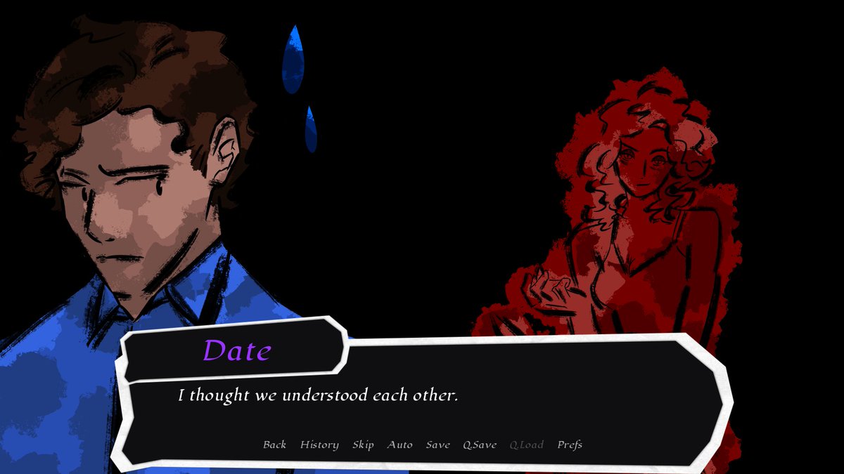 AcroProjects's tweet photo. Hey y'all!  Just brushed off the old account to let you guys know that I've released a new visual novel for the Spooktober 8th Annual Visual Novel Jam.  It's called Date Night.  Give it a try if you have the time 👀💜💚

https://t.co/ydmWxGmXk5 https://t.co/xaTRcScWlu