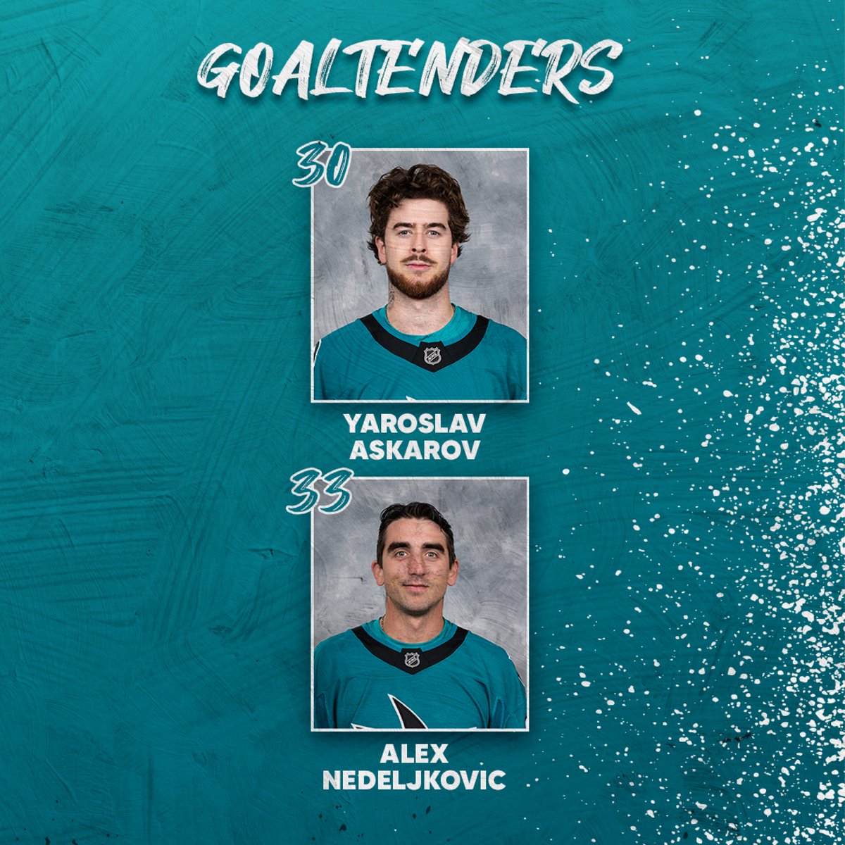 SanJoseSharks's tweet photo. Got our guys. 👏

#TurnItAllTeal