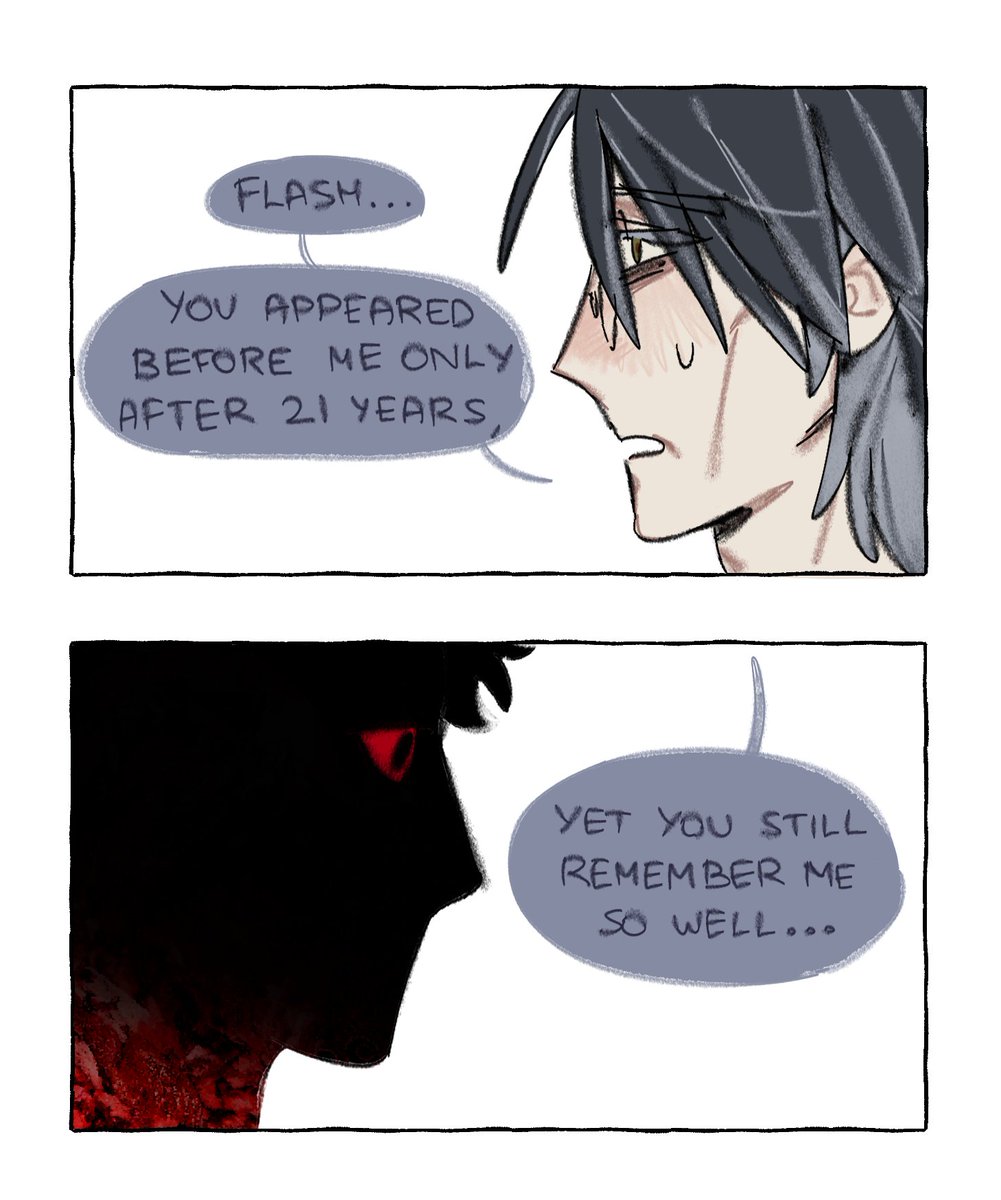 raveny_raven's tweet photo. oc doodles
Living alone, Lucian began seeing Flash, who silently watches him. Struggling with his mental state, he became heavily dependent on alcohol and cigarettes, though he drinks and smokes less around Flash https://t.co/l20k1SqFKZ