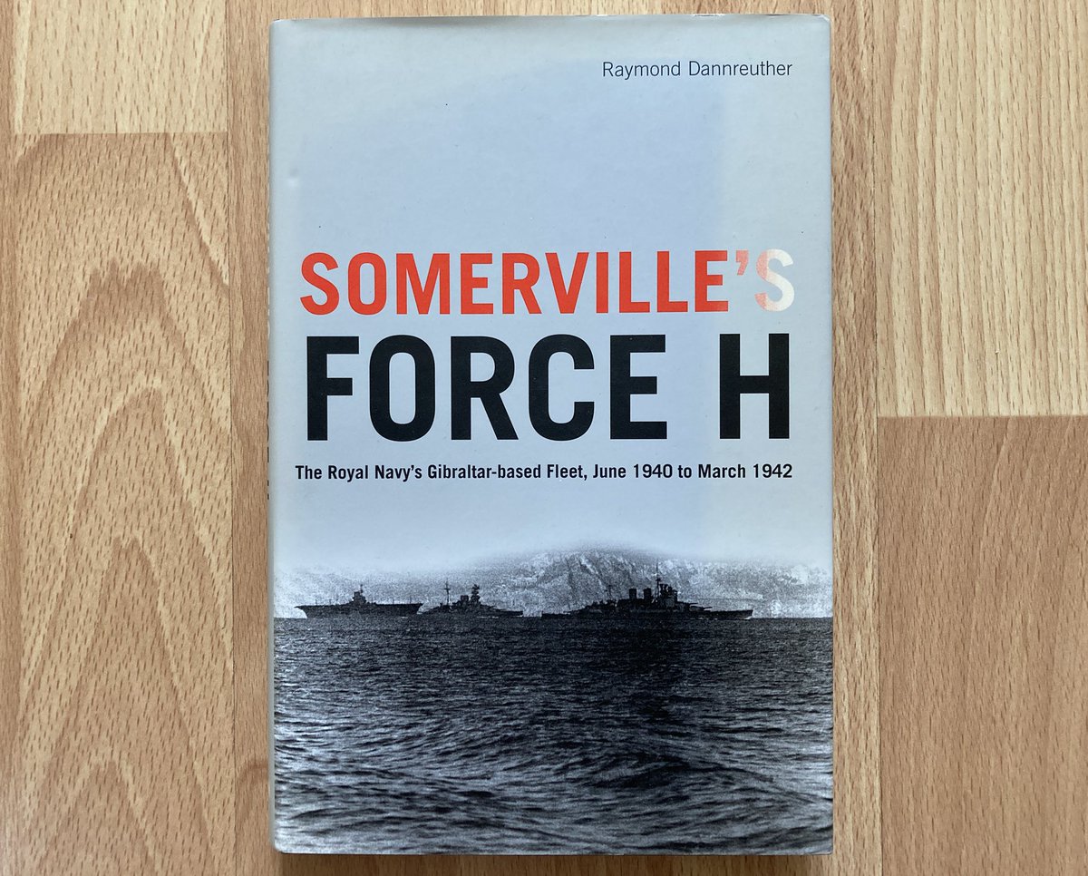 PhilLoder's tweet photo. Just read Raymond Dannreuther’s history of Force H, 1940-42. He was a midshipman on the destroyer ‘Laforey’ and the battleship ‘Malaya’ in Force H. Incidents include the attack on the French fleet at Oran, sinking of the Bismarck, Malta convoys and the loss of ‘Ark Royal’. #WW2 https://t.co/1tt3gMdiQY
