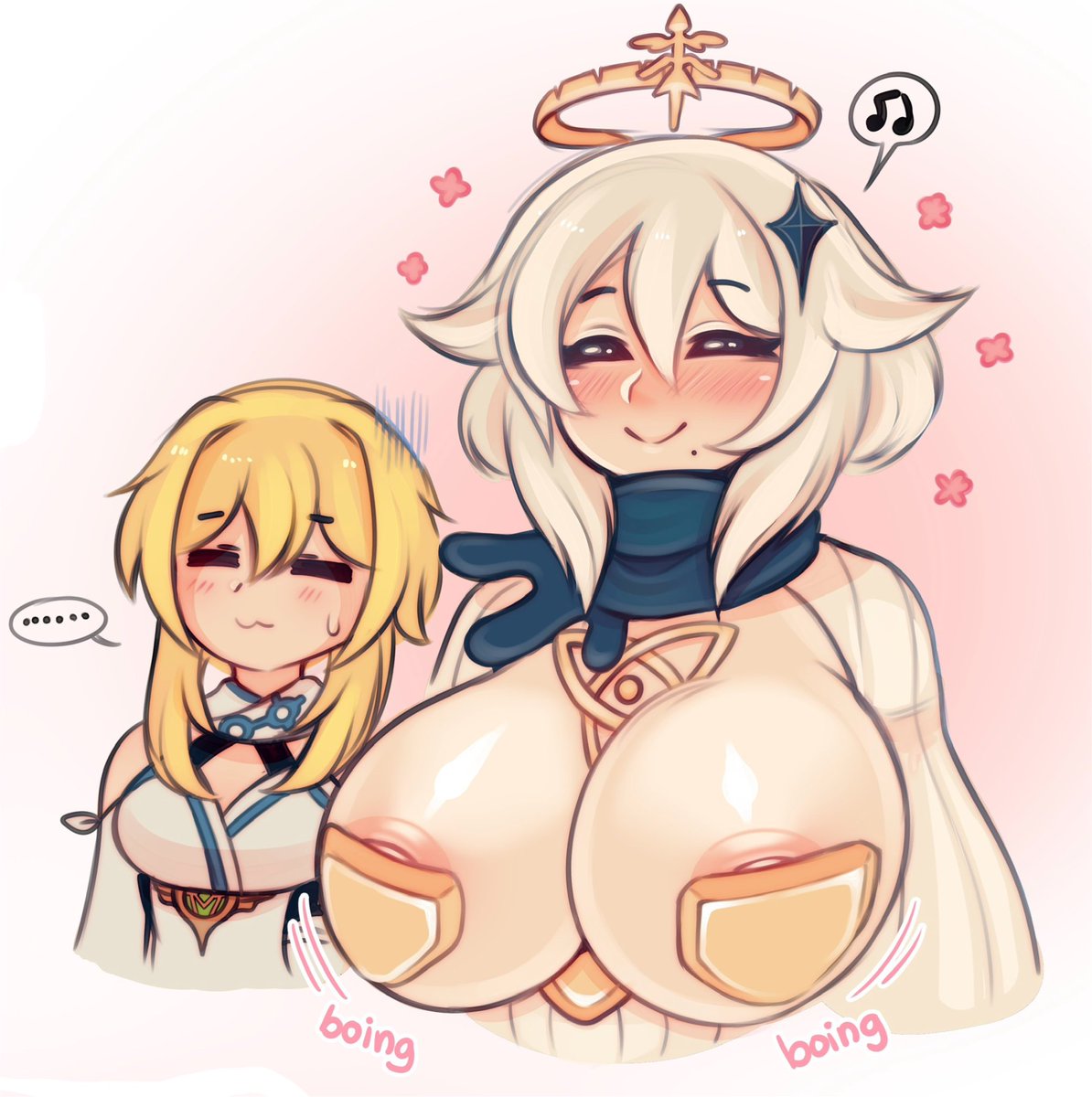 Raikissu's tweet photo. MILF Paimon... Save me MILF Paimon 🙏 https://t.co/TtV0FvJxCw