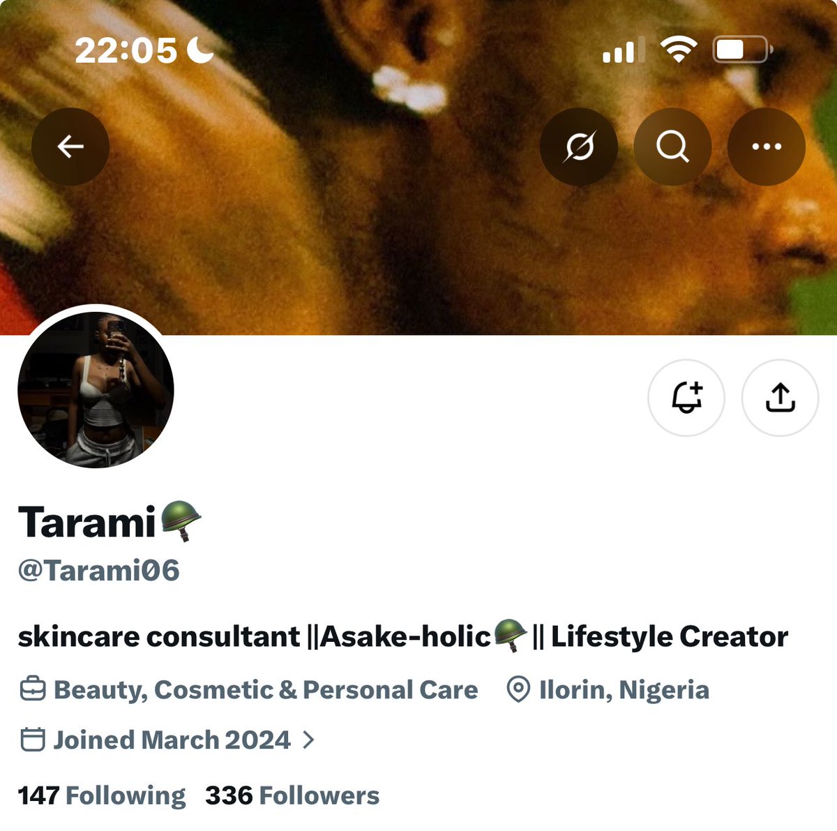 demilade25207's tweet photo. @Tarami06 New here but joined 2024, funny https://t.co/ujxkrxQ93b