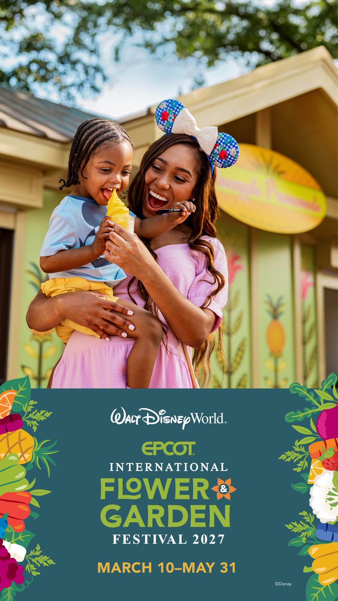 CraigZimbelman's tweet photo. WDW 2027 EPCOT International Flower &amp; Garden Festival https://t.co/voPiVvqNAL
