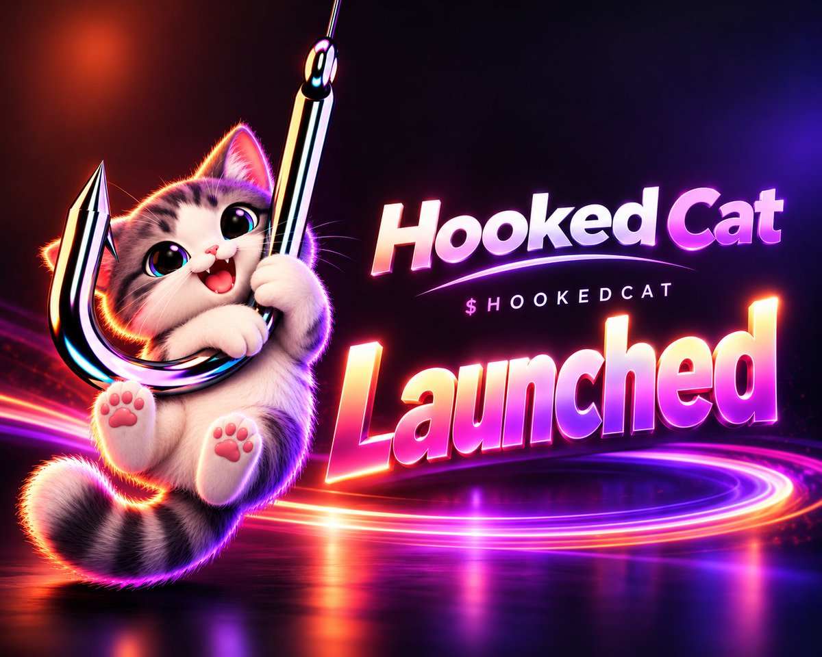 HookedCatSol's tweet photo. The hook is set. 🪝🐱

Hooked Cat is officially LIVE on Solana.

CA: 8n1Qyjo7LrQMFaZsTJ3K1qPkNRMxDmS6R4eDjkvjpump

Every transfer gets hooked. $HOOKEDCAT

#HOOKEDCAT #Solana https://t.co/cYSa01qzDb