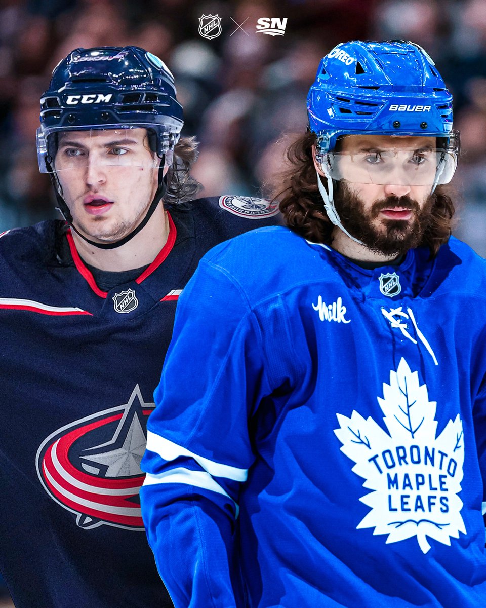 Sportsnet's tweet photo. MASSIVE BLOCKBUSTER 🚨

The Maple Leafs and Blue Jackets have agreed to a trade involving Kirill Marchenko and Matthew Knies, per @FriedgeHNIC 🤯 https://t.co/PU2UvoIGrb