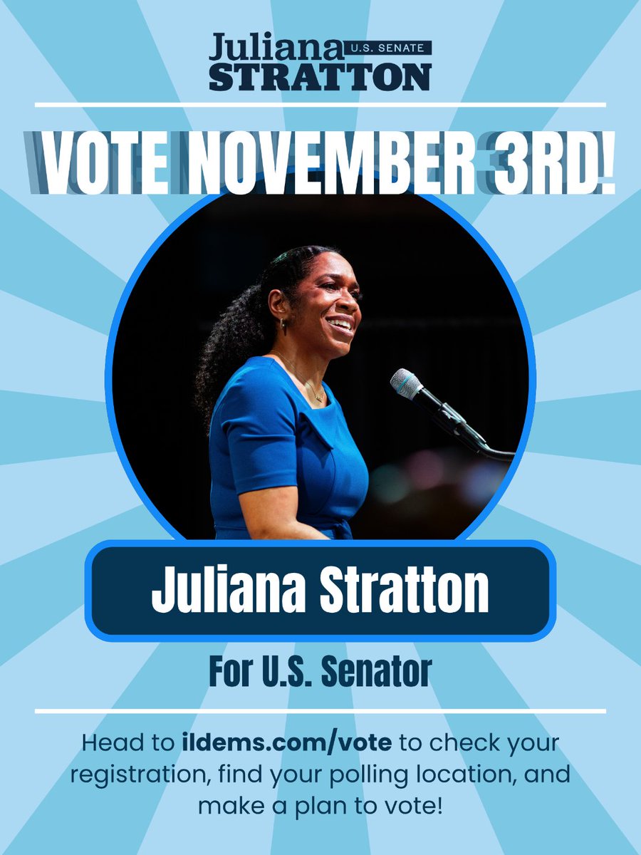 JulianaStratton's tweet photo. This November 3rd, we have an opportunity to send a bold message to Trump and Republicans, but it's going to take all of us. Early voting has already started in some counties, so head to https://t.co/yKM4zUtIhq and make your plan to vote today! https://t.co/YBPBmOoAeJ