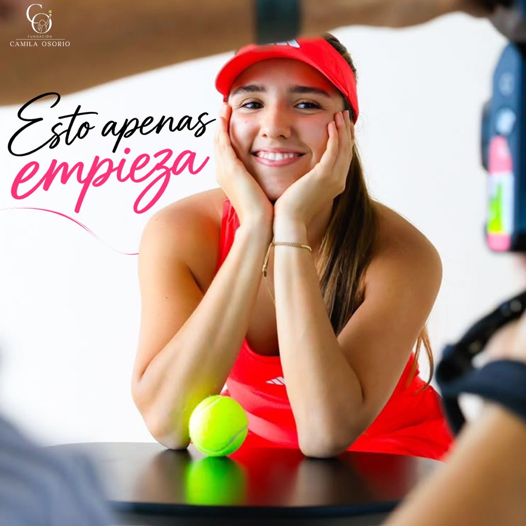 CamiOsorioTenis's tweet photo. Hoy nace uno de los sueños más bonitos de mi vida. 💗

El deporte cambió mi historia y ahora quiero que más personas y familias encuentren oportunidades para transformar la suya.

Esto apenas empieza.

Con cariño,  
Cami 💗

#FundaciónCamilaOsorio https://t.co/FpWt3ivytL