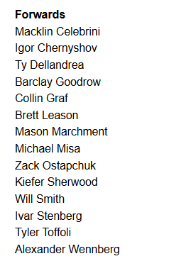 CurtisPashelka's tweet photo. #SJSharks announce season-opening roster https://t.co/2Hm9xIgq7A