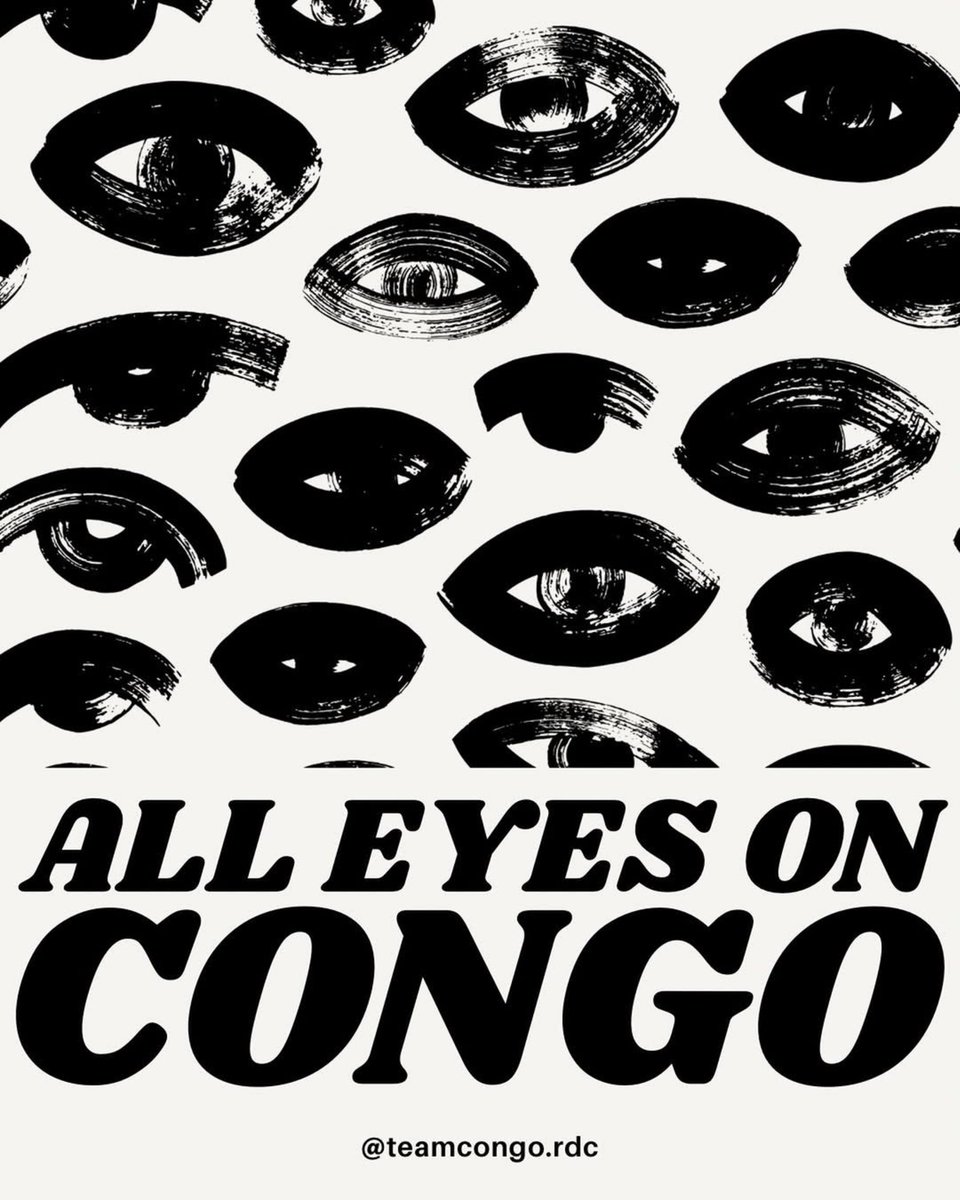 msNzuya's tweet photo. #FreeCongo 🇨🇩
Women &amp; girls in Congo are enduring the unimaginable. Mass atrocities are being committed to terrorise communities &amp; force them to flee their land enabling the exploitation of the minerals beneath Congolese soil.
DON'T FORGET ABOUT CONGO!! 🇨🇩
#CongoIsBleeding 💔 https://t.co/R9TQeeDf5B
