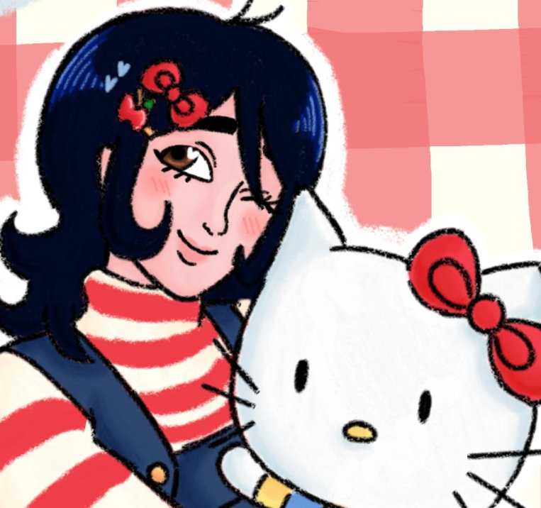 keroiine's tweet photo. Illi and Hello Kitty are both adorbs &amp; 5 apples tall 🍎/⁠ᐠ⁠｡⁠ꞈ⁠｡⁠🎀ᐟ⁠\ #mcr https://t.co/W0T9tsyfOM