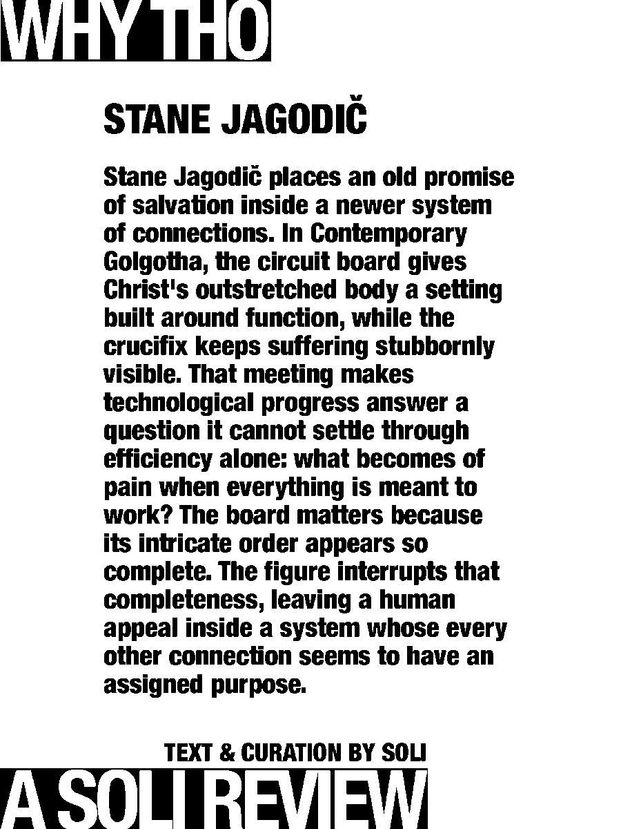 solisolsoli's tweet photo. Contemporary Golgotha · Stane Jagodič https://t.co/YGLq8ylSr8