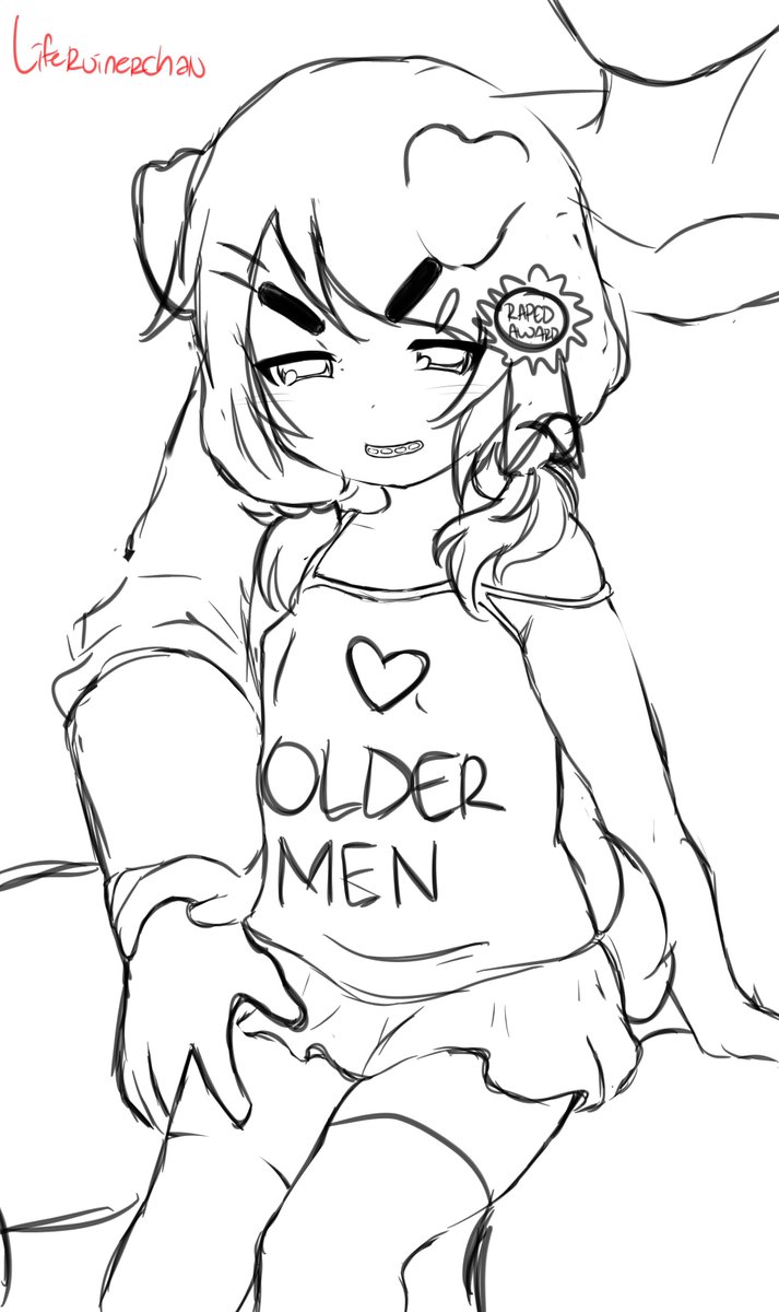 s_kumizu's tweet photo. I thought ur oc was cute so i drew her 💕 https://t.co/g5KxwI8aiB
