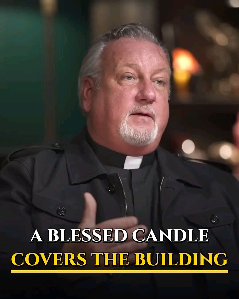 UcheMaryOkoli's tweet photo. There is a candle somewhere in your house. On the kitchen table, in the drawer with the matches, left over from a birthday or a power cut. An exorcist says that blessed the proper way, it would be guarding far more than your kitchen.

Fr. Reehil, an exorcist in Nashville, told a room full of people what is written into the Church's own blessing of a candle:

"THERE'S A PART IN THE RITUAL WHERE IT SAYS, AND MAY THE ENTIRE BUILDING IN WHICH THIS CANDLE IS PLACED BE RID OF ALL DEMONS, THAT THEY WOULD FLEE THIS SITE AND NEVER RETURN."

Not the room. The building. And then he pictured it:

"IMAGINE PLACING THAT IN LIKE AN APARTMENT COMPLEX IN NEW YORK CITY THAT HAS, YOU KNOW, A HIGH RISE WITH 1600 UNITS, AND YOUR LITTLE CANDLE IN YOUR APARTMENT IS PUSHING OUT DEMONS FROM THE WHOLE BUILDING."

His own verdict: "THAT IS INSANE."

It is not the wax doing it. He is clear about how these things work:

"SACRAMENTALS DON'T WORK LIKE THAT. THEY WORK UNDER THE POWER AND THE FAITH OF THE ONE GIVING AND RECEIVING THEM."

That is the Church praying over it, and your faith when you light it. It is also why he tells people not to settle for a wave of the hand:

"YOU DON'T WANT TO TAKE SHORTCUTS AND JUST DO A GENERAL BLESSING FOR EVERYTHING."

He carries his sacramentals everywhere, and he wants you to have some too:

"THE SACRAMENTALS HAVE GREAT POWER."

So the candle on your table is probably still just a candle. One question changes that. Bring it to your priest after Mass and ask for the blessing of candles from the ritual, the full one. Most priests are glad somebody asked.

Then every time you light it, say this out loud:

"Lord Jesus, You are the light of this house. Every spirit that is not from You, leave this place and never return. Guard everyone under this roof, and the families behind every wall around us. Amen."

The families behind the walls are part of it. That is what he meant by the building.

One practical note: blow it out before you sleep. The blessing does not go out with the flame.

👇 One word if a candle in your house is getting that blessing: KINDLED.

Credit: Father Dan Reehil Community