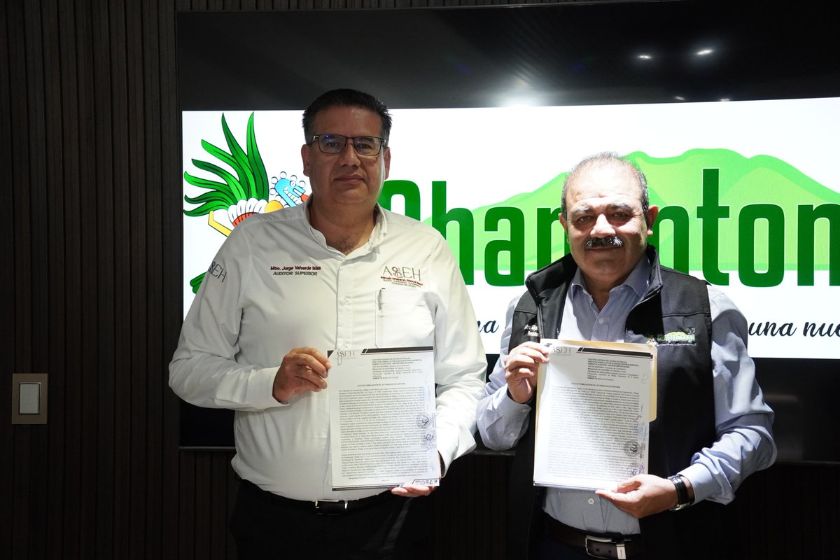 ASEH_Hgo's tweet photo. En la apertura de la Auditoría a la Cuenta Pública 2025 de #Chapantongo, el Auditor Superior  @jorvalverdeASEH destacó la importancia de fortalecer la Evaluación al Desempeño.
Además, el municipio será el segundo en Hidalgo donde la @ASEH_Hgo fiscalizará recursos federales. https://t.co/hcz0TTGbtS