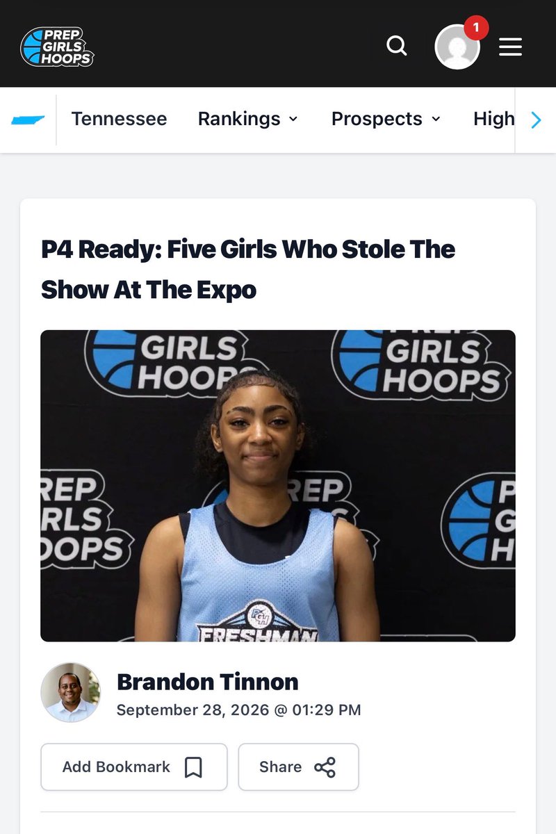 EllaKatePorter2's tweet photo. Thank you for the write up @PGHTennessee! @PrepGirlsHoops @BatsonBBall @WeWorkHoops @TNFlightGUAA @GfieldGBB @west10sports @GCSportsWriter https://t.co/e1PyXwBfCc