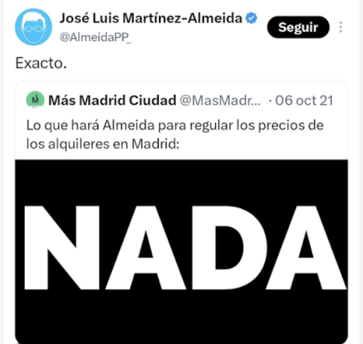 montseminguez's tweet photo. ¿Cinismo?

Cinismo es exigir que te llamen después de tumbar 20 iniciativas de vivienda en el Congreso.

20, Ester. 20.

Y mientras, tus jefes: NADA y la BURLA..

La chulería del PP con la vivienda no tiene límites. https://t.co/nPJOCHSjZZ