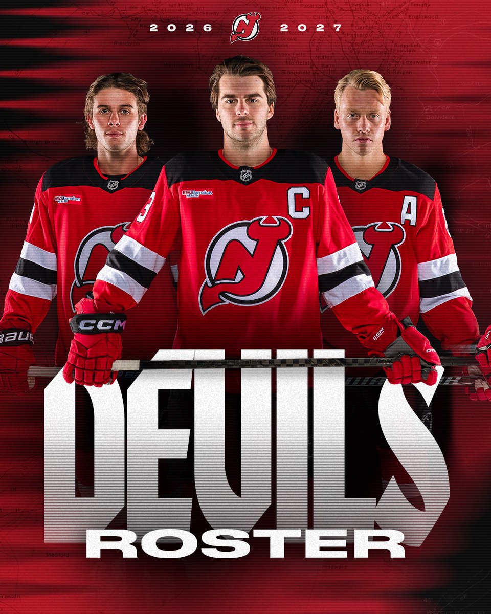 NJDevils's tweet photo. You wanted smoke. The 2026-27 Devils brought the fire.