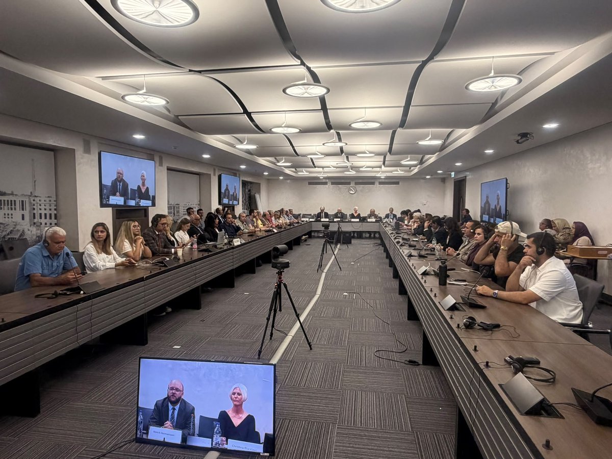 BehzadNaziri's tweet photo. Conférence ce jour à l'ONU en marge de la session du Conseil des Droits de l'Homme #HRC63 aux côtés de personnalités européennes et de #Geneve où j'ai déclaré : le rythme accéléré des exécutions en Iran révéle la menace existentielle ressentie par le régime de la part de sa propre population