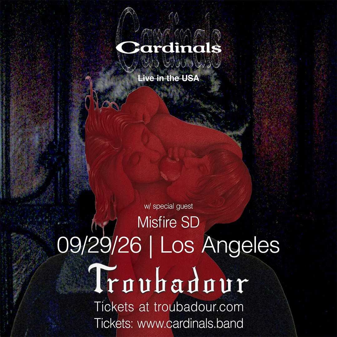 theTroubadour's tweet photo. Tonight's show is going to be "Unreal!" You won't want to miss out, here are the set times! 🎸

7pm - Doors
8pm - Misfire SD
9pm - @bandcardinals 

🎟TIX: https://t.co/ShITh2Dm72 https://t.co/3MFIlwilbs