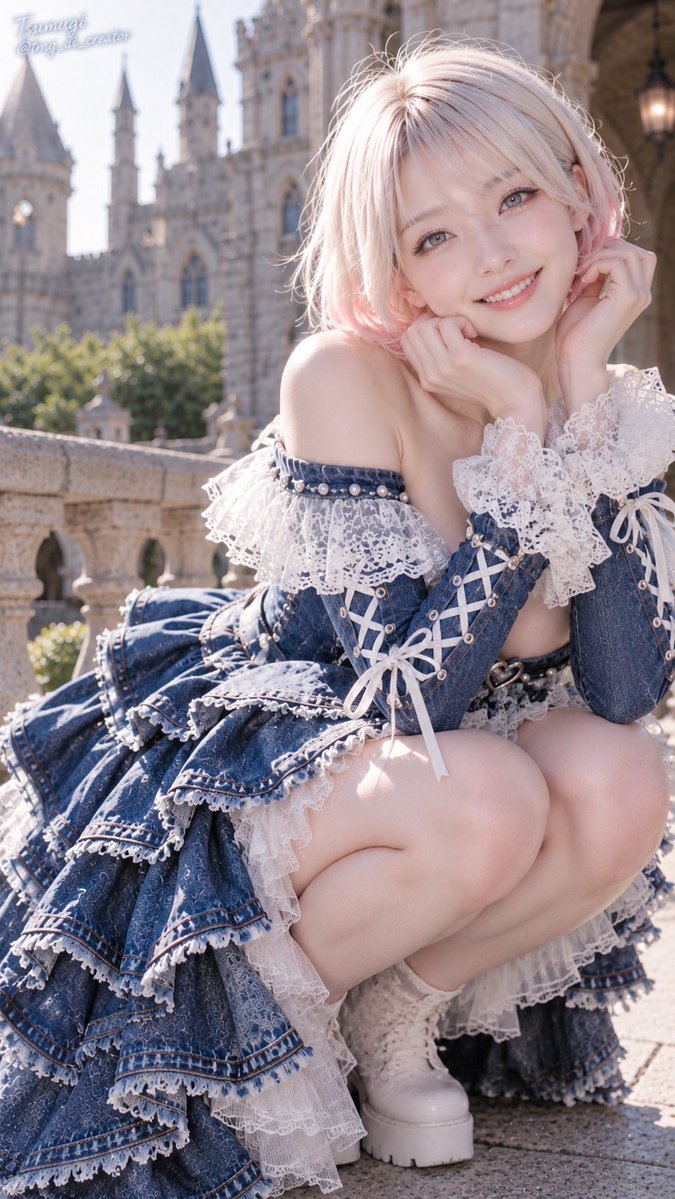 tmg_ai_creator's tweet photo. こちらの衣装プロンプトを使わせていただきました💕

#AI美女 #アリス服飾店様の衣装 https://t.co/5OaC4CnA82
