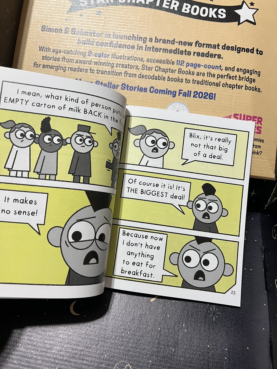 howusefulitis's tweet photo. Thank you @SimonKIDS My kid already started Sherlock Roach! #simonkidscrew #starchapterbooks #kidlit #kidlitart #kidsbooks #booksforkids #chapterbooks #mglit #middlegradebooks #graphicnovel #books #simonkids #book #bookspotlight #bookcover #booklover #bookworm https://t.co/7Um70y9AWs