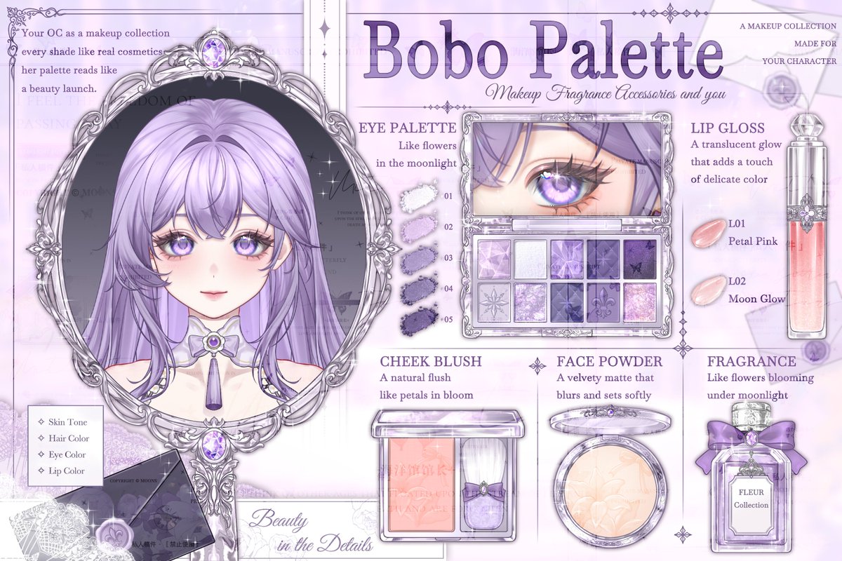 y302684's tweet photo. OC Color Palette Raffle

2 winners get a palette recolored to your OC — colors only, template layout not redrawn.
✧ Follow + RT
✧ Reply with your OC (ref or image)
✧ All OC / VTuber welcome, global

Ends Oct 6

Commissions are open

#artraffle #artgiveaway https://t.co/7hNtPDgIOY