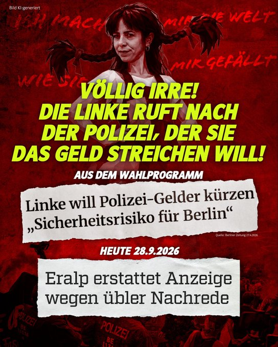 GrueneMission's tweet photo. Die @csu_bt hört einfach nicht auf. Dabei ist es doch #Dobrindt von der @CSU, der deutsches und EU-Recht an den Grenzen bricht, die #Taliban ins Land holt und #Palantir bundesweit einführen will. Die Anzeige ist berechtigt und ich hoffe, sie wird erfolgreich! #Dreckspack https://t.co/K4NVhnGKeB