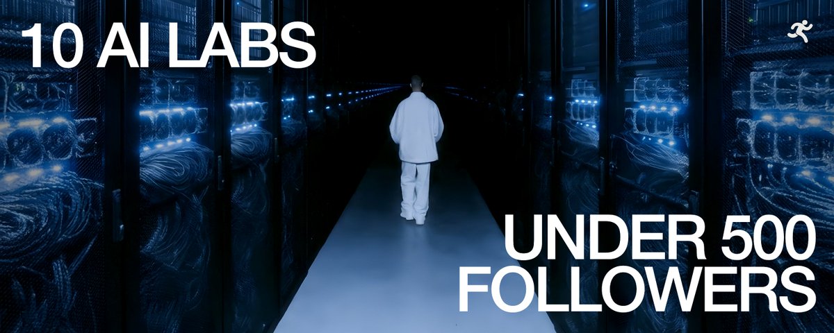 10 AI labs you've never heard of under 500 followers.