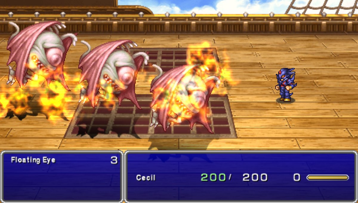 FantasyAnime's tweet photo. Screenshots from Final Fantasy IV (PSP)
What do you think of the pixel art with this version?

(Post 1 of 3) https://t.co/JaGs0EqPpP