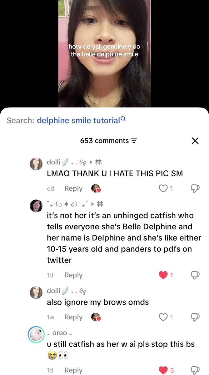 withertinylace's tweet photo. @bnuuydolli tbf i get why u deleted it’s prob embarrassing that tiktok knows you’re a known belle catfisher https://t.co/L3lCrJ6IL0