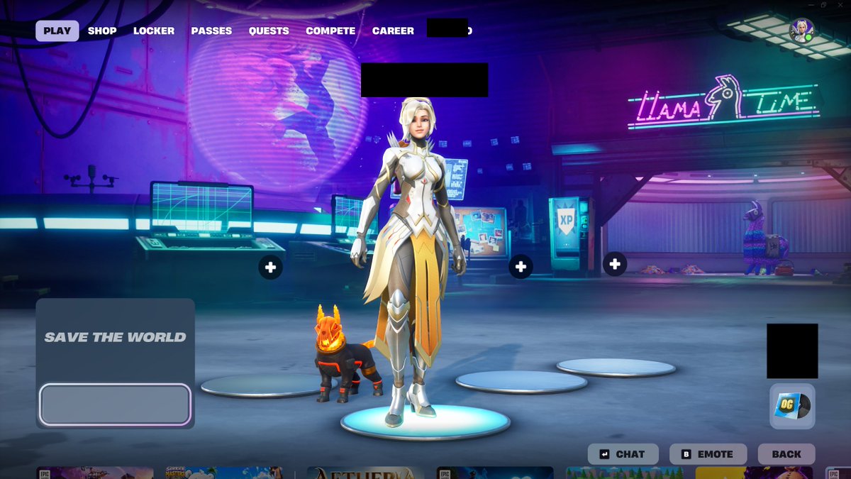 R4DI4RT's tweet photo. @FortniteStatus 
#Bugreport: #Fortnite
->1
You play a bit of @Fortnite #Savetheworld, switch to BR, redeem your BP XP, go back to the main menu, and can't return to Savetheworld, because the button malfunctions now
(Is hollow+ can be clicked endless) https://t.co/J0zjvue57q