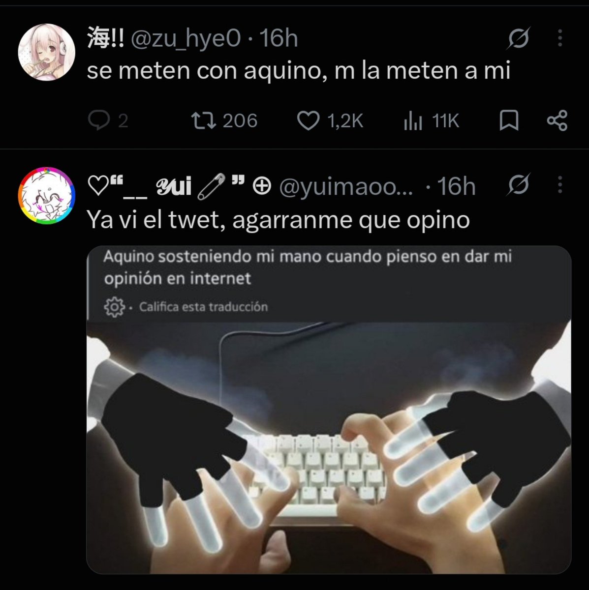 Stephby08's tweet photo. Existen 2 tipos de personas xD https://t.co/hscb57JehF