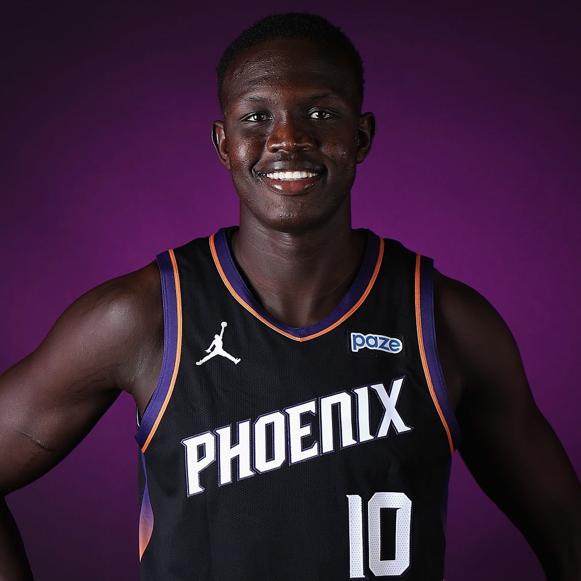 OwnedBySuns's tweet photo. Luke Kennard: “He’s one of the hardest workers I’ve been around in my career.”

Pat Spencer: “Probably the best energy of anyone I’ve been around in the league so far.”

Devin Booker: “I’d say he’s taken the biggest leap of anyone I’ve seen this summer.”

The league is not ready for the season Khaman is about to have.
