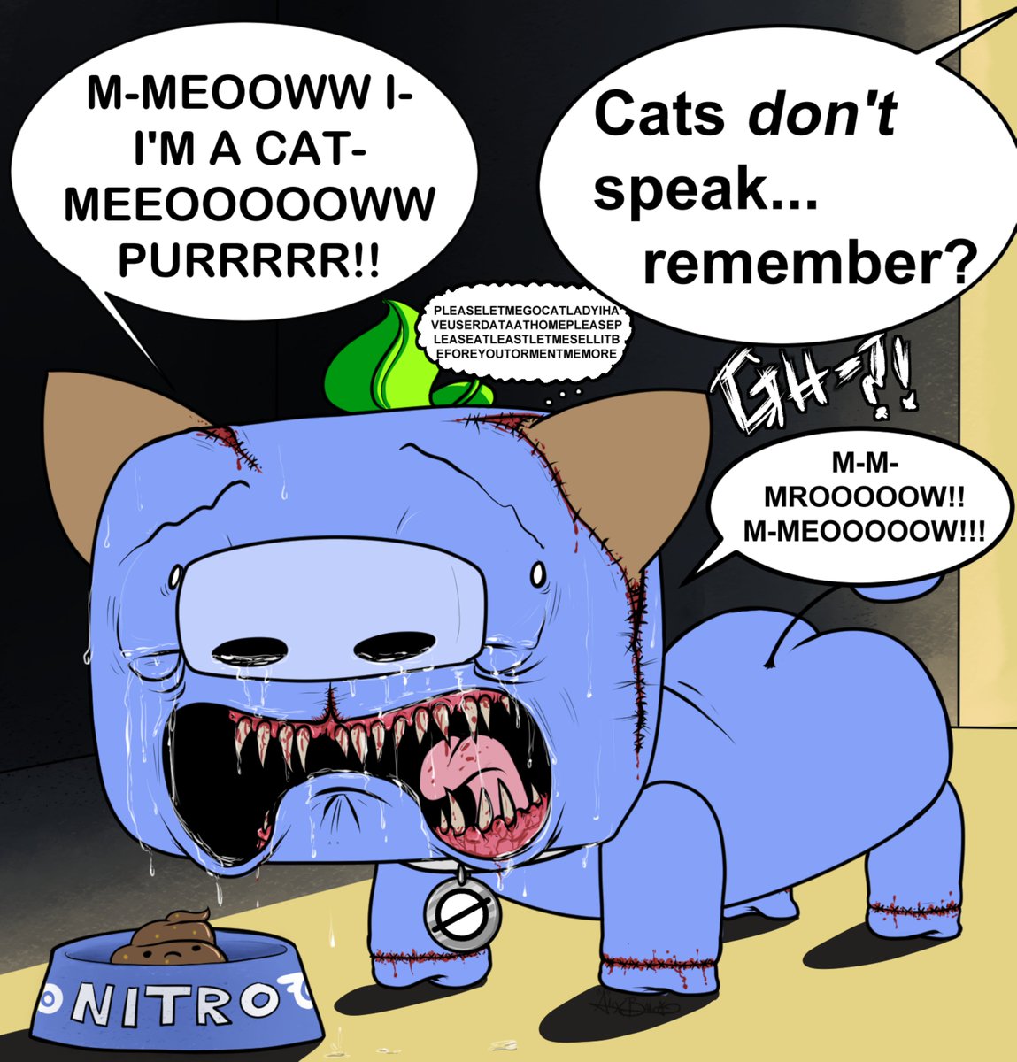 AlixBalica's tweet photo. Silence, brand. #mewgenics https://t.co/PquaUKeBJH
