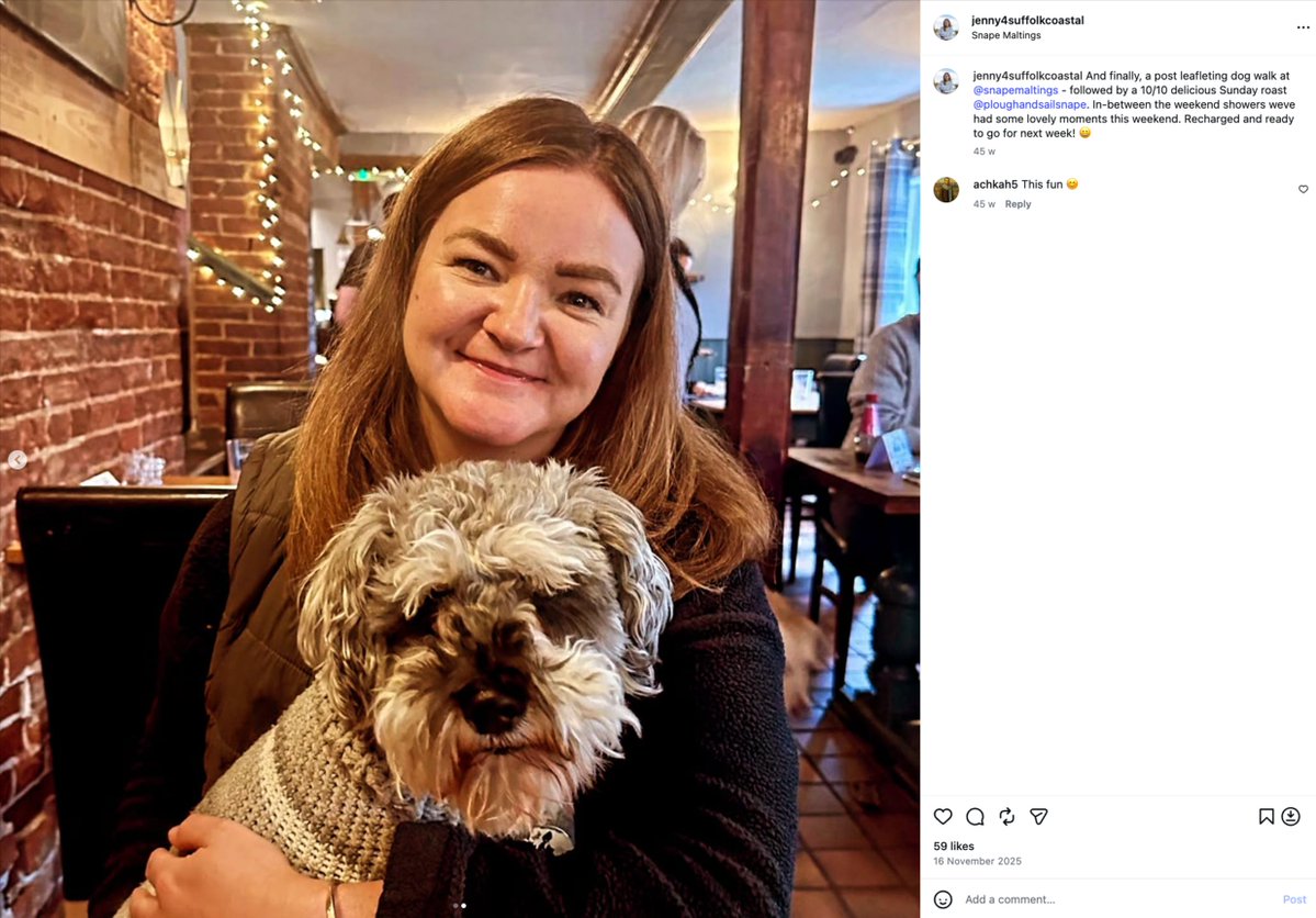 SubversiveForce's tweet photo. Her dog choice went wrong at SOAS. https://t.co/L2lBNlZDoi