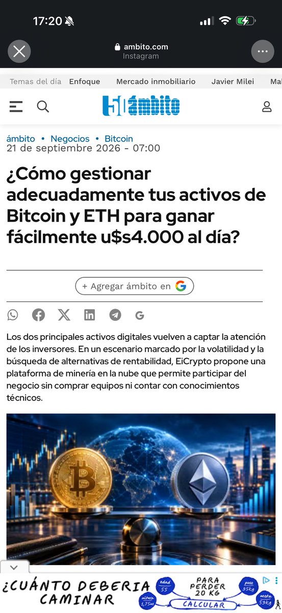 Miss_Peruu's tweet photo. @Ambitocom publica un articulo promocionando una estafa ponzi, un escándalo.
No hay consecuencias para estos medios? Todo vale por mantener el currito? https://t.co/QhBWt2Jvp7