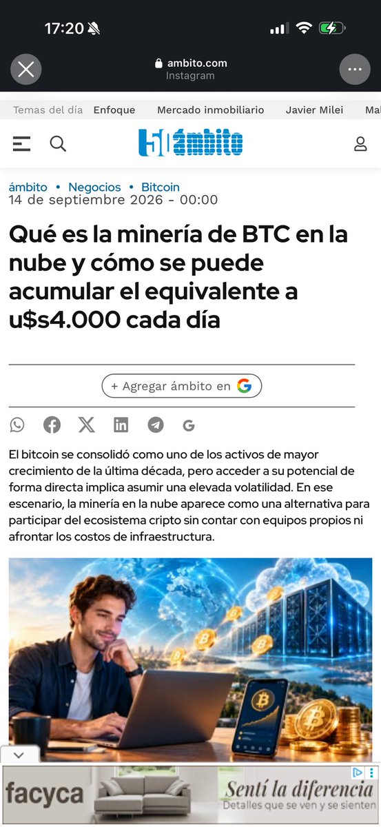 Miss_Peruu's tweet photo. @Ambitocom publica un articulo promocionando una estafa ponzi, un escándalo.
No hay consecuencias para estos medios? Todo vale por mantener el currito? https://t.co/QhBWt2Jvp7