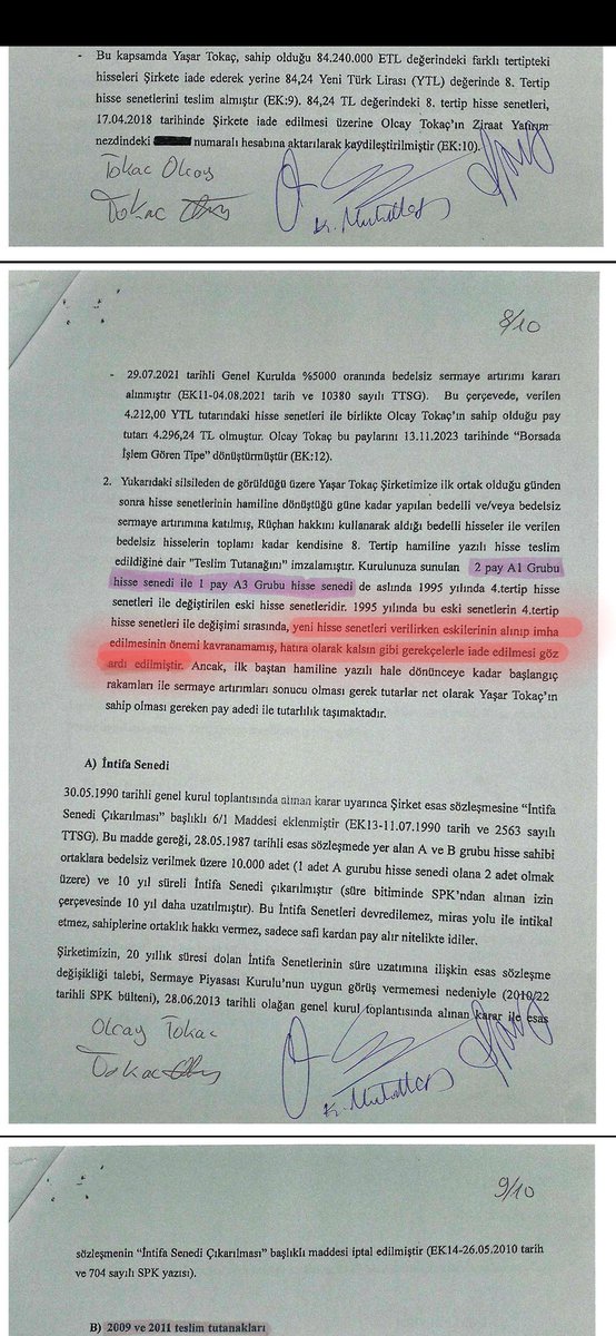OlcayT35's tweet photo. Sn. @oktay_saral bu gasp i dolandiriliçik i durdurmadan hiç kusura bakmayin biz kimselere daha inanmamiz  mümkün değil.

Hazine ve maliye bakanliğinin görevlisi kuruçu hisseleri üzerine geçirmiş 
Şirketin içersinde eski spk başkani var 

Koruma kalkanı olarak başdanışmanın eşi avukat var bu avukatın kardeşi ise şirketin içersinde babalari eski yargitay başkani 

Tiçaret bakanliği Müfetişleri yolsuzluk içersinde.
Milletin birikimini  alin terini geleçeyini geçmişini çaldılar ve daha çalmakda devam etmekdedirler.

@RTErdogan @Akparti @_cevdetyilmaz @memetsimsek @abakingurlek @muratagirel @timursoykan @baristerkoglu @barispehlivan @HMBakanligi @tcbestepe @adalet_bakanlik @EmineErdogan @istanbul_EGM @spkgovtr @ticaret