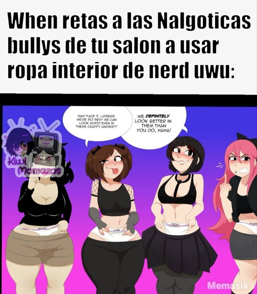Kiwinlc's tweet photo. De nalgalgoticas a ñoñoticas , bien dicen que el karma tarda pero llega jsjs 

#calzonchino #wedgie https://t.co/LSnVWvpsN3