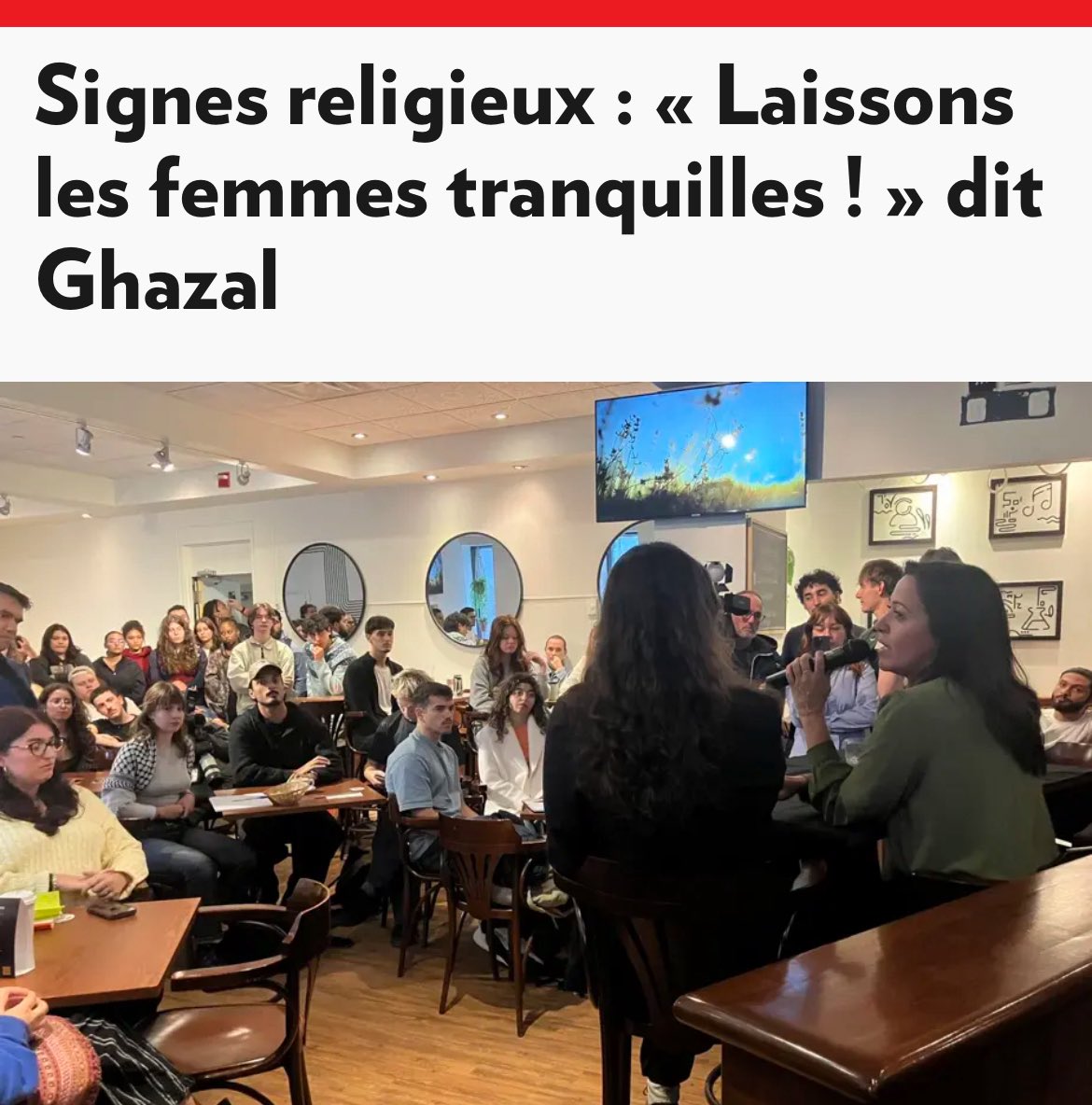 Jerome_bg's tweet photo. Ce n’est pas au Québec mais à l’islam de «laisser les femmes tranquilles». https://t.co/5rYLuQHi9i