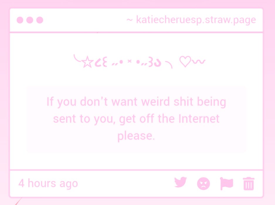 KatieCherue's tweet photo. So you'd be fine with a nazi shotacon sending you rape threats and telling you to cut yourself? Yeah I don't think so. Get your head out of your ass. https://t.co/KlbOBnBFjS