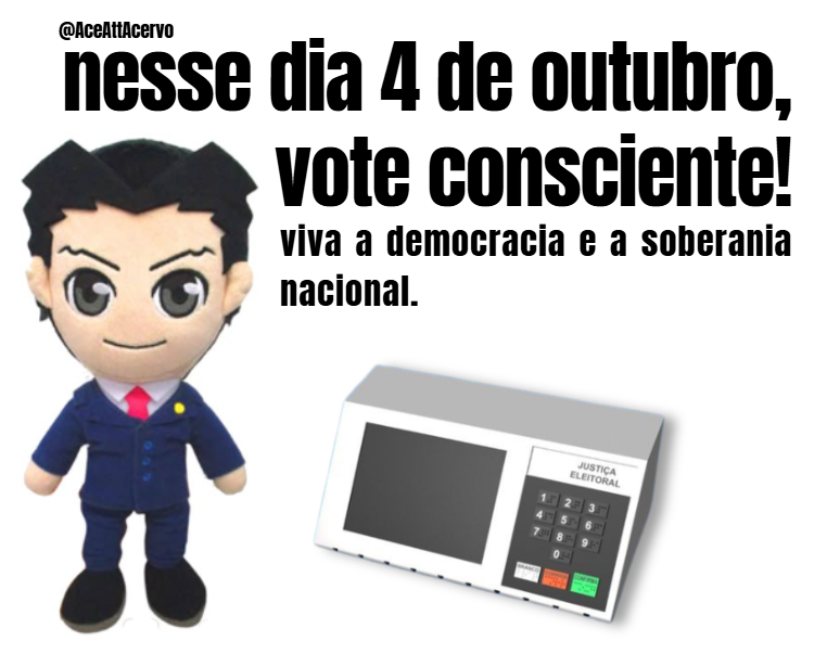 AceAttAcervo's tweet photo. Phoenix diz: Vote consciente! https://t.co/1KeEotVpWI