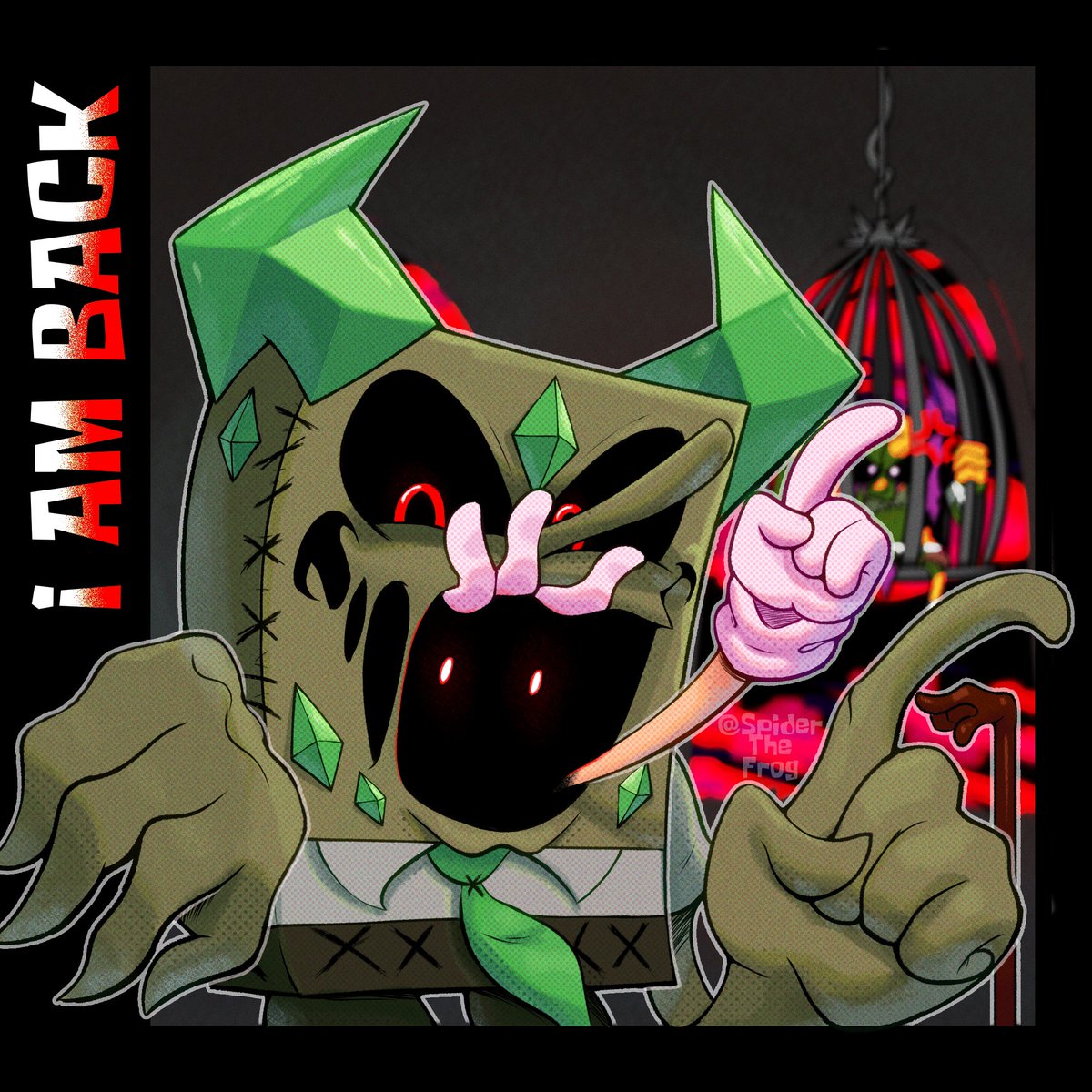 SpiderTheFrog's tweet photo. He's back 

#BikiniHorrors https://t.co/bhFxvqZ3c9